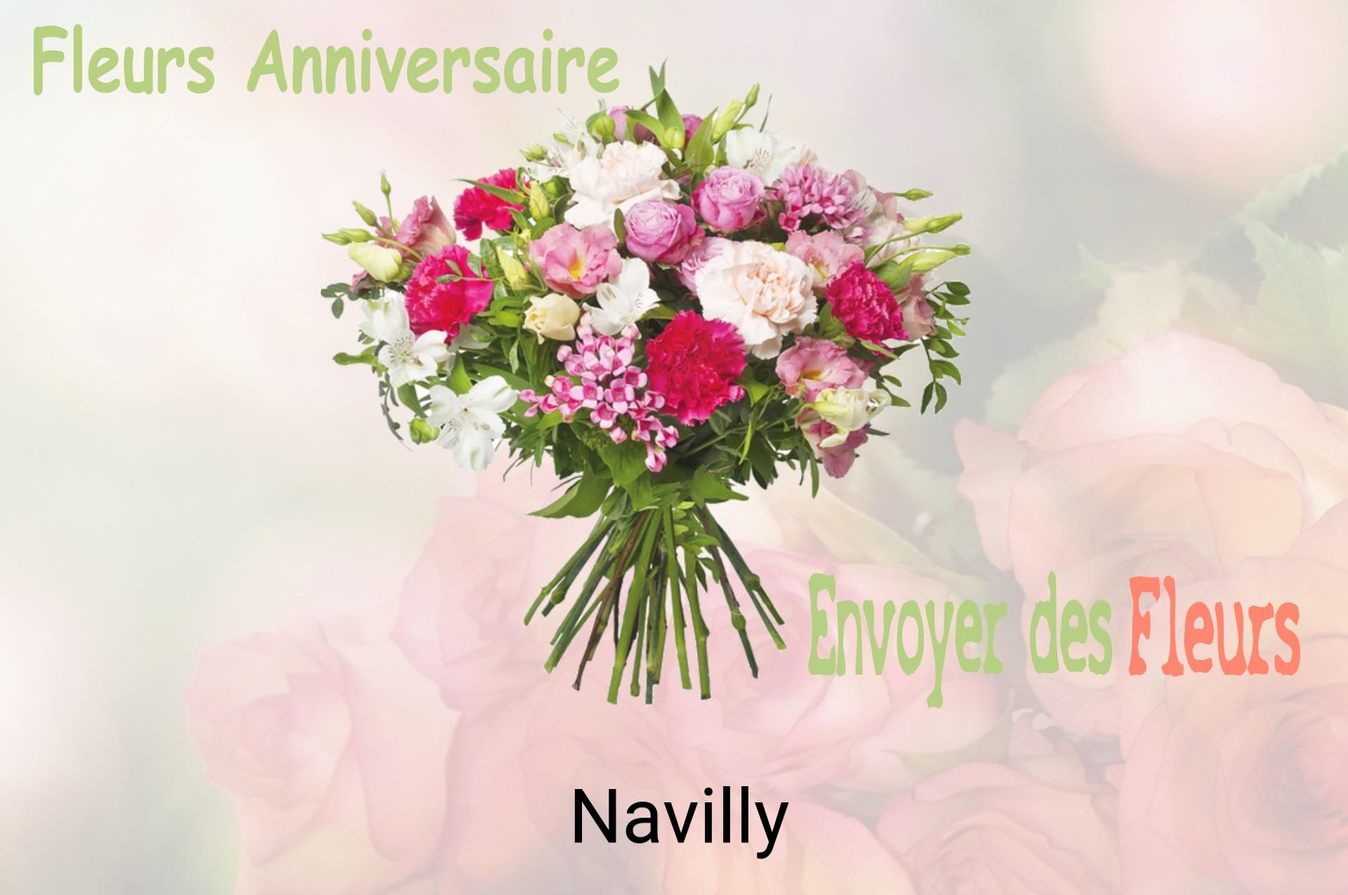 Bouquet de fleurs d’anniversaire livré à Navilly
